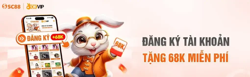 sc886 com đăng ký tài khoản mới tặng 68k miễn phí